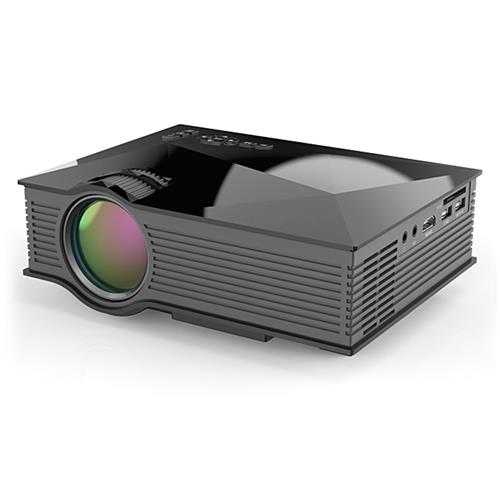 offertehitech-UC46 1080P HD WIFI Home Projector 1200LM VGA HDMI SD AV USB - Black