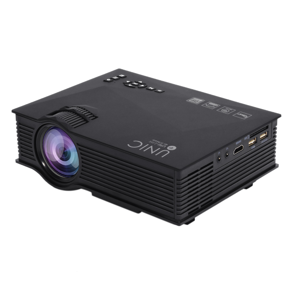 offertehitech-UNIC UC46 WIFI Home Projector Miracast DLNA Airplay - Black