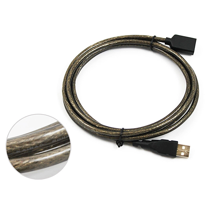 offertehitech-UNITEK Y-C416 USB 2.0 A Male to A Female Converter Extension Cable (1.8m) - Black