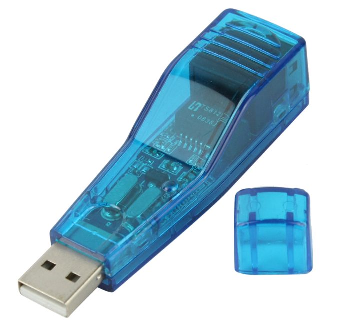 offertehitech-USB 2.0 Ethernet 10/100 Network LAN RJ45 Adapter Card Blue