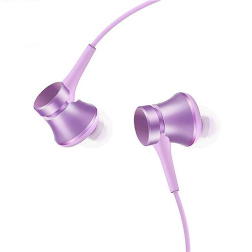 offertehitech-Original Xiaomi Piston Fresh Edition Earphone Wired Control Headphone with Mic - Purple