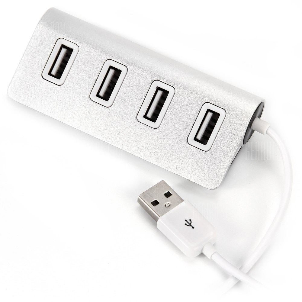 offertehitech-gearbest-Aluminum Alloy 4-Port USB 2.0 Hub