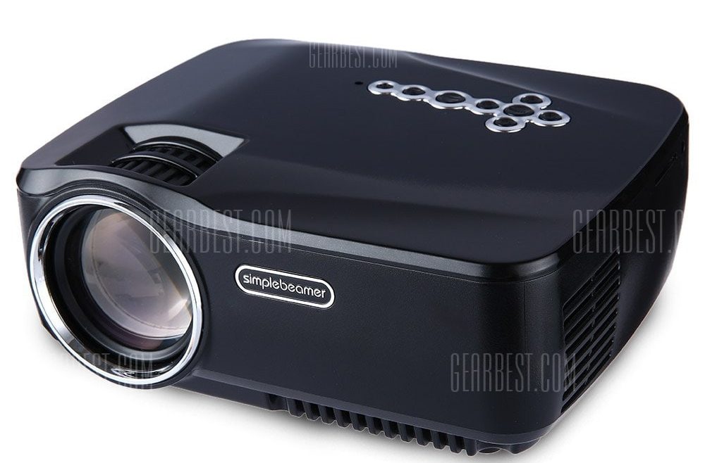 offertehitech-gearbest-GP - 70UP Full HD 1080P Mini Portable LCD Projector UK PLUG