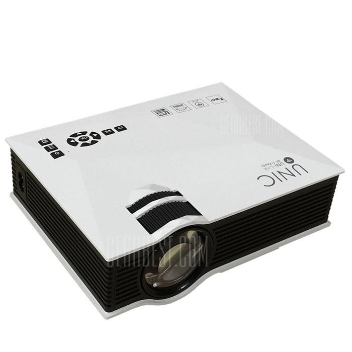 offertehitech-gearbest-UNIC UC46 + Mini WiFi Portable LED Projector with Miracast DLNA Airplay EU PLUG