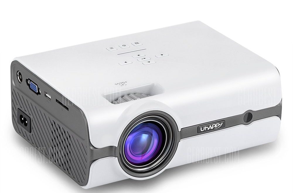 offertehitech-gearbest-Uhappy A11 LCD 2000 Lumens Home Theater Mini Projector EU PLUG ( WITHOUT OS )
