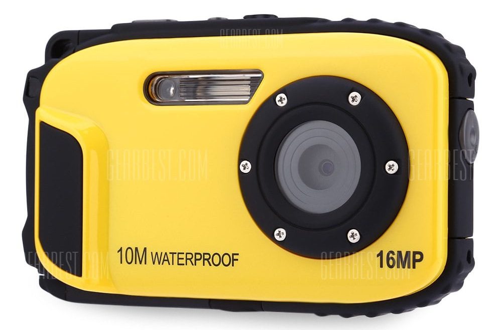 offertehitech-gearbest-WCM11 10M Waterproof 16MP HD Digital Camera US PLUG