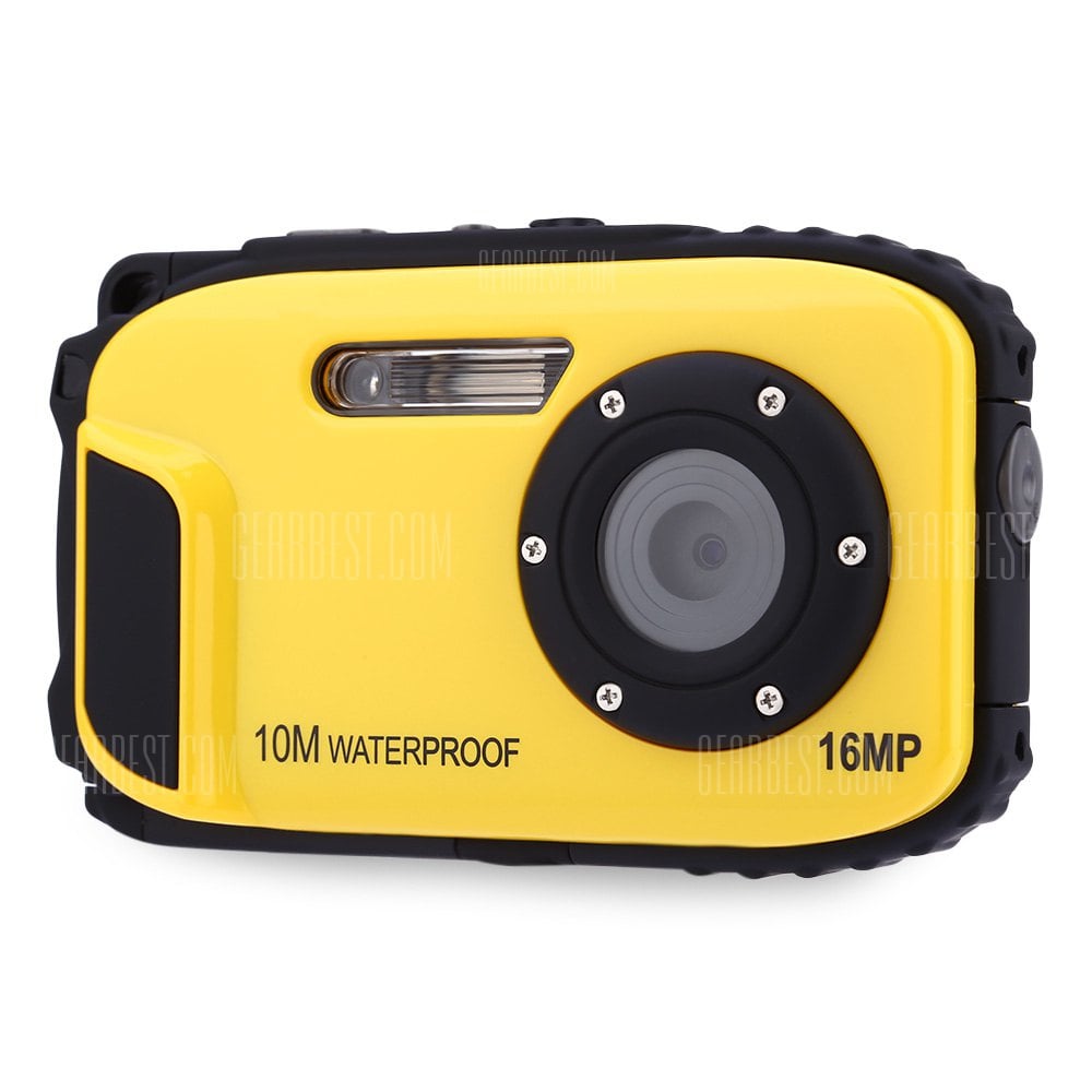 offertehitech-gearbest-WCM11 10M Waterproof 16MP HD Digital Camera US PLUG