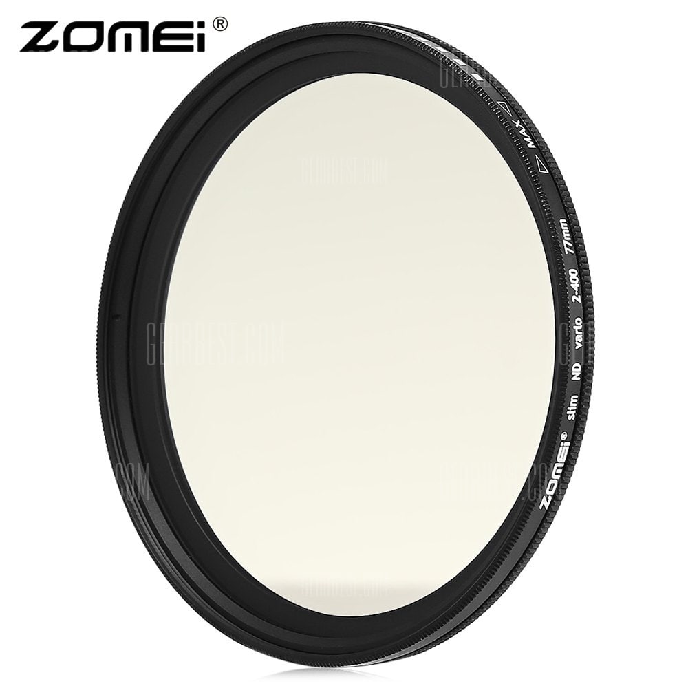 offertehitech-gearbest-Zomei ND 2 - 400 77mm Professional Neutral Density Filter 77MM