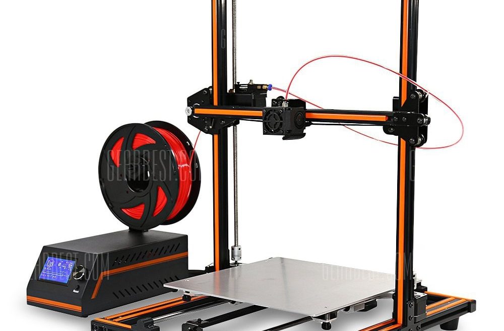offertehitech-gearbest-Anet E12 Large Size 300 x 300 x 400 3D Printer DIY Kit