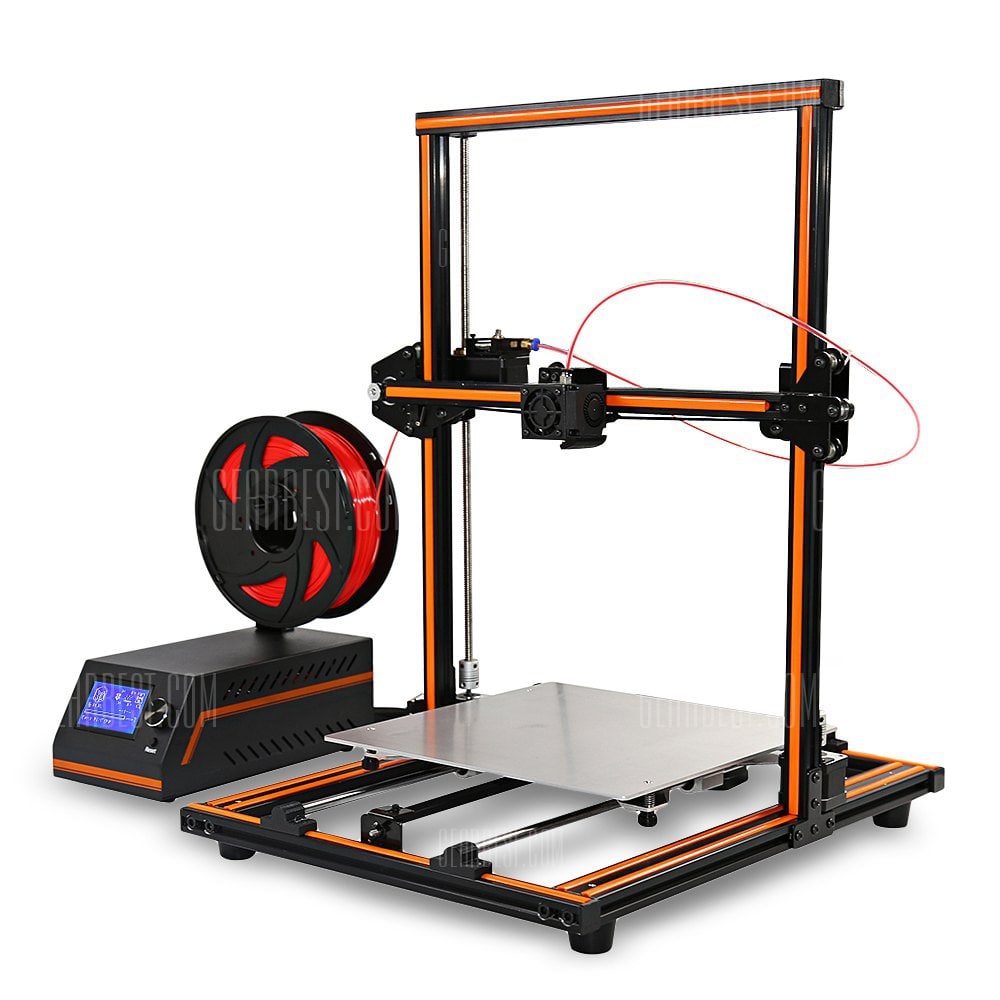 offertehitech-gearbest-Anet E12 Large Size 300 x 300 x 400 3D Printer DIY Kit