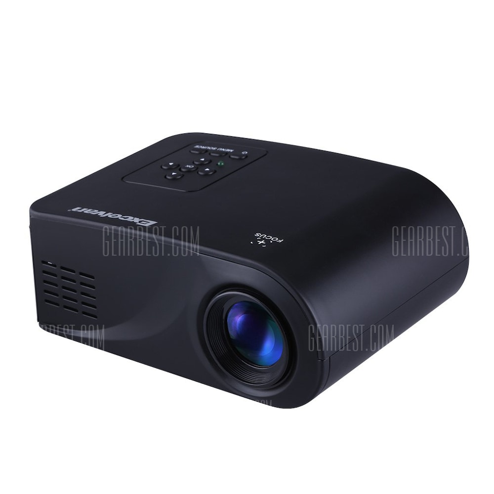 offertehitech-gearbest-Excelvan X6 Home mini projector 480*320p HDMI / USB / AV / VGA / SD interface 2.4 inch LCD