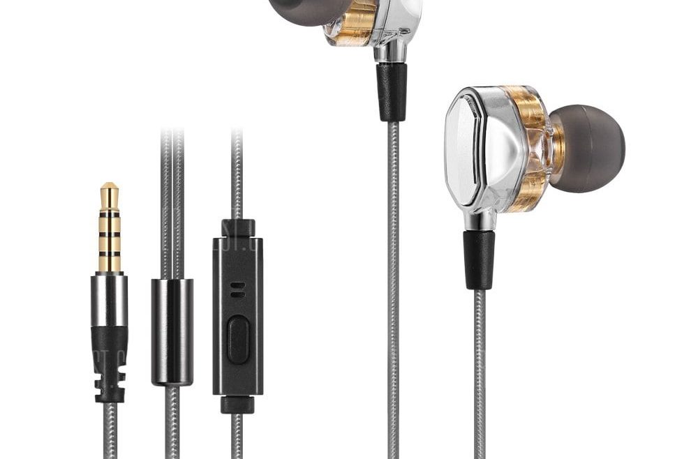 offertehitech-gearbest-G2 4D Stereo Surround Professional HiFi Earphones with Mic