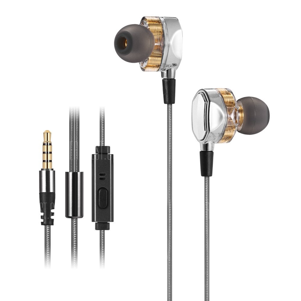 offertehitech-gearbest-G2 4D Stereo Surround Professional HiFi Earphones with Mic