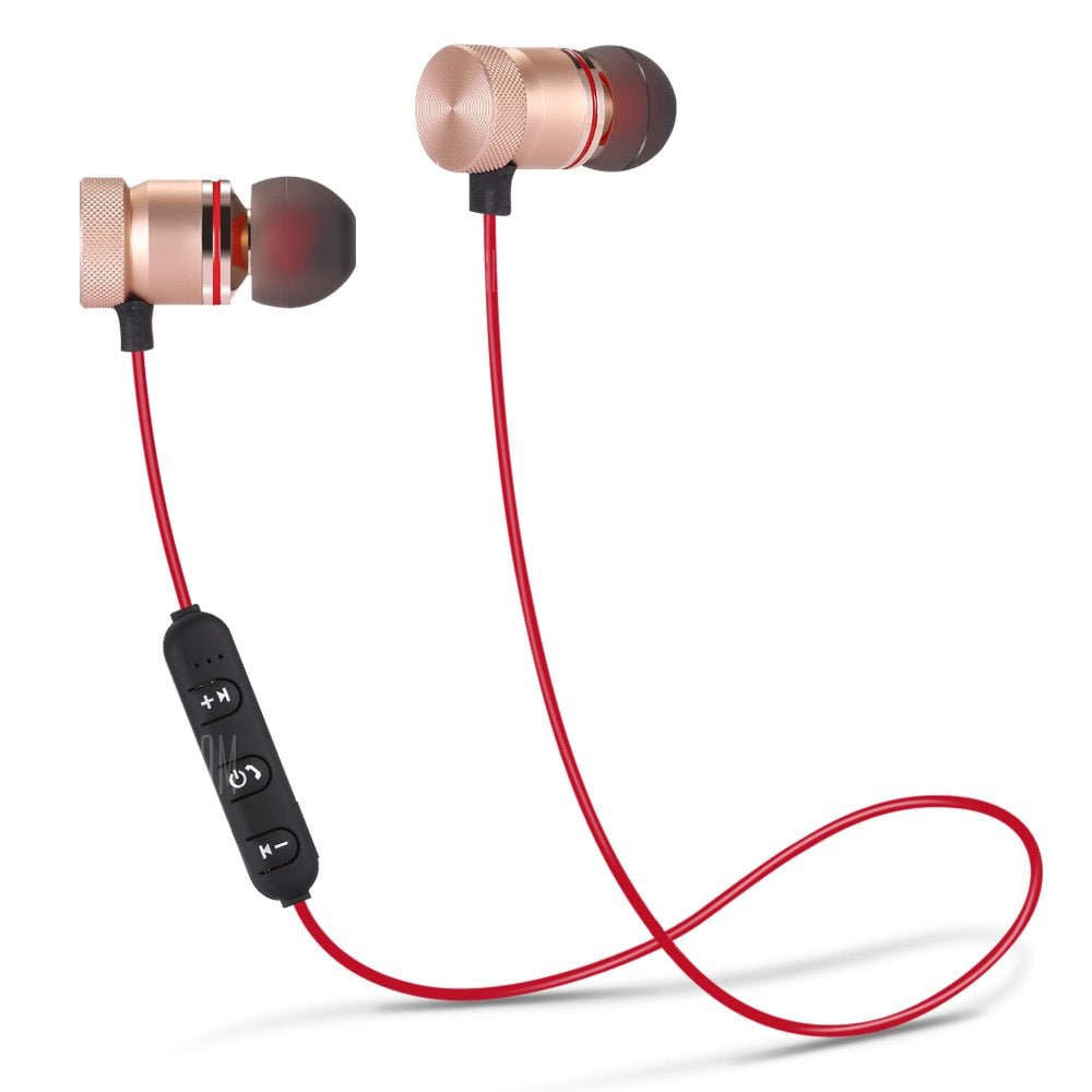 offertehitech-gearbest-GZ05 Metal Magnetic Stereo Bluetooth Sports Earbuds