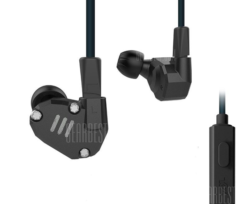 offertehitech-gearbest-KZ ZS6 Custom-built Hybrid HiFi In-ear Earphones