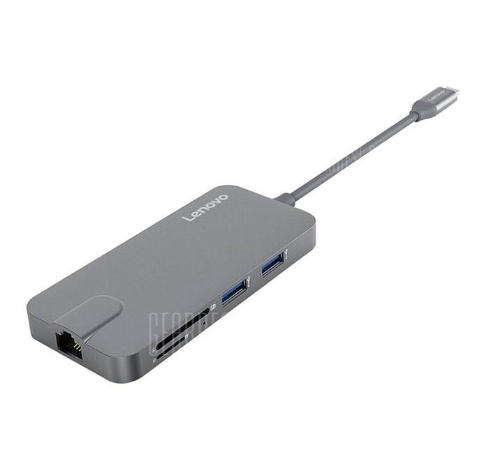 offertehitech-gearbest-Lenovo C106 Type-C Adapter / USB3.0 Hub / Card Reader