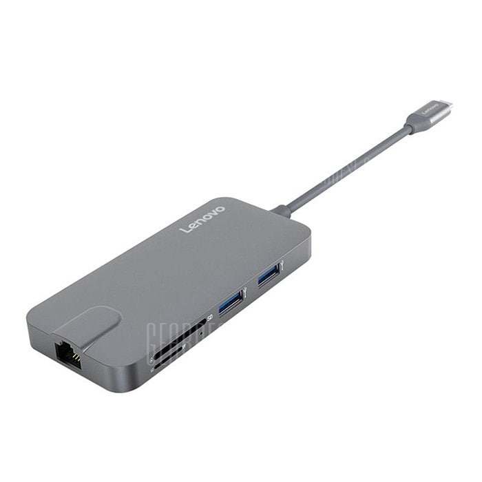 offertehitech-gearbest-Lenovo C106 Type-C Adapter / USB3.0 Hub / Card Reader