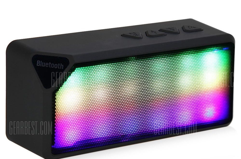 offertehitech-gearbest-X3S Mini Colorful LED Light Wireless Speaker