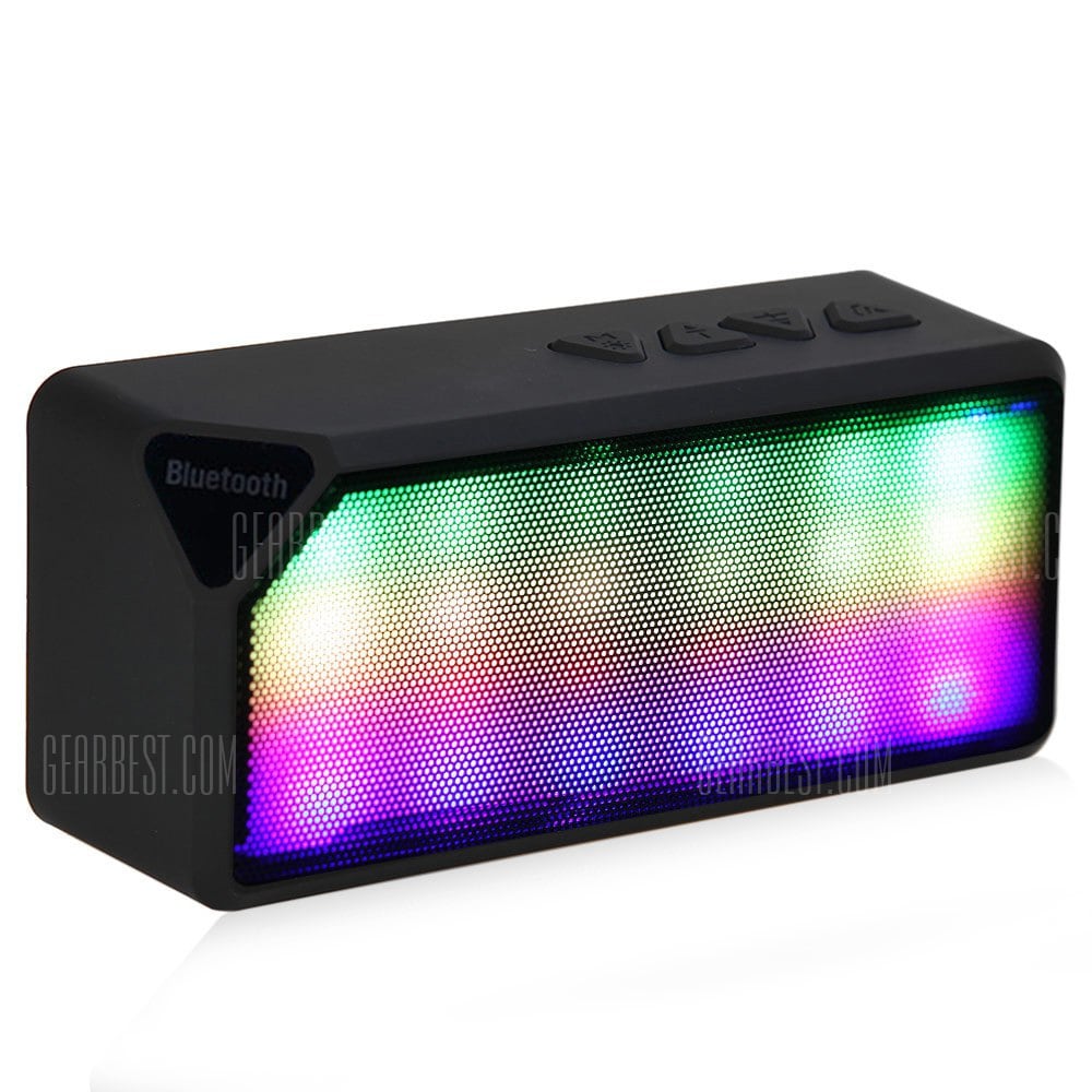 offertehitech-gearbest-X3S Mini Colorful LED Light Wireless Speaker