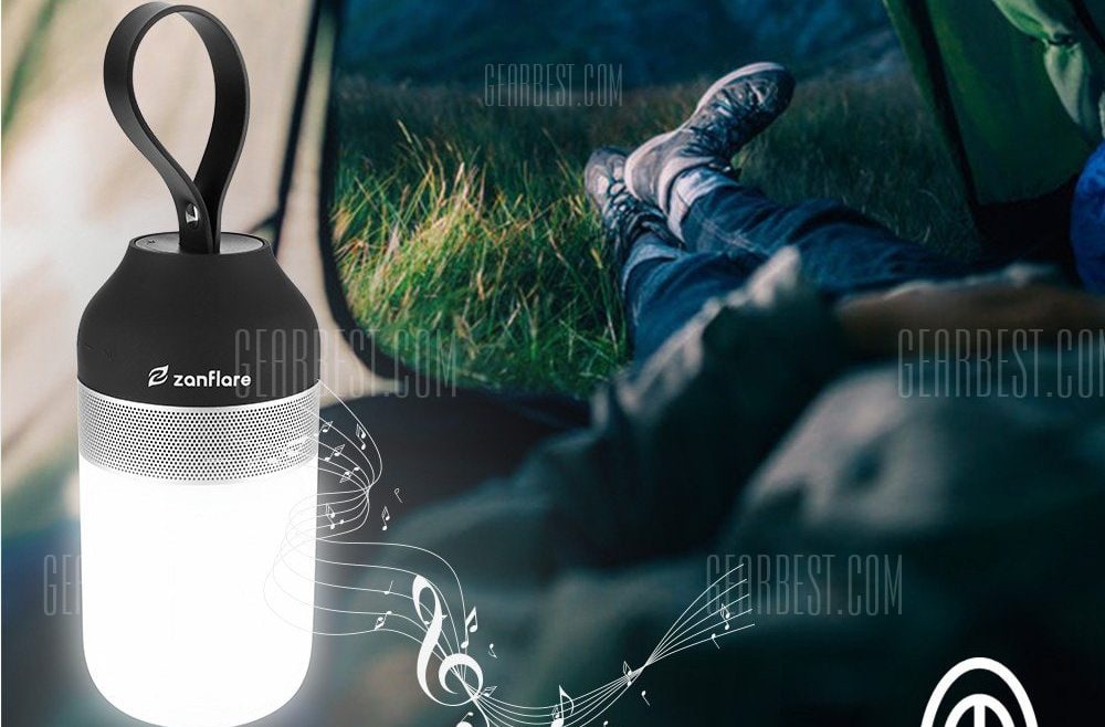 offertehitech-gearbest-zanflare Portable Outdoor Smart Speaker Light