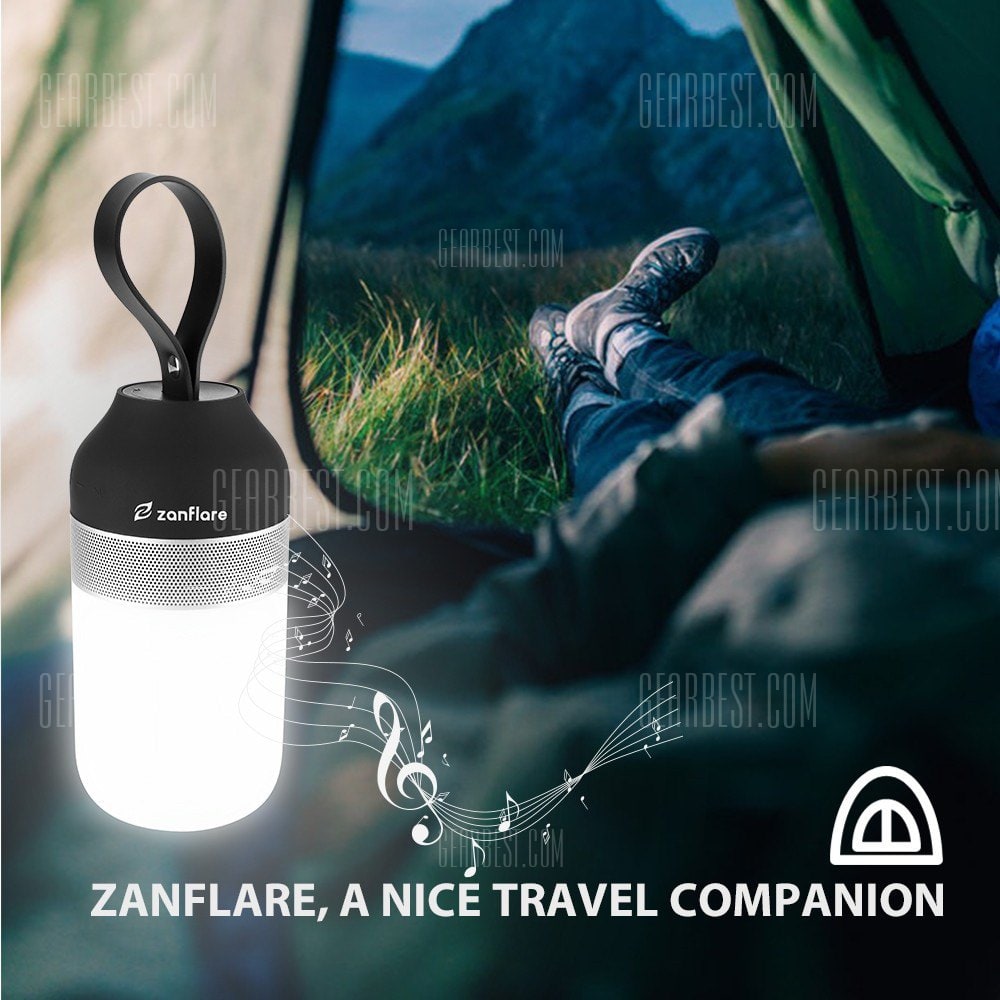 offertehitech-gearbest-zanflare Portable Outdoor Smart Speaker Light