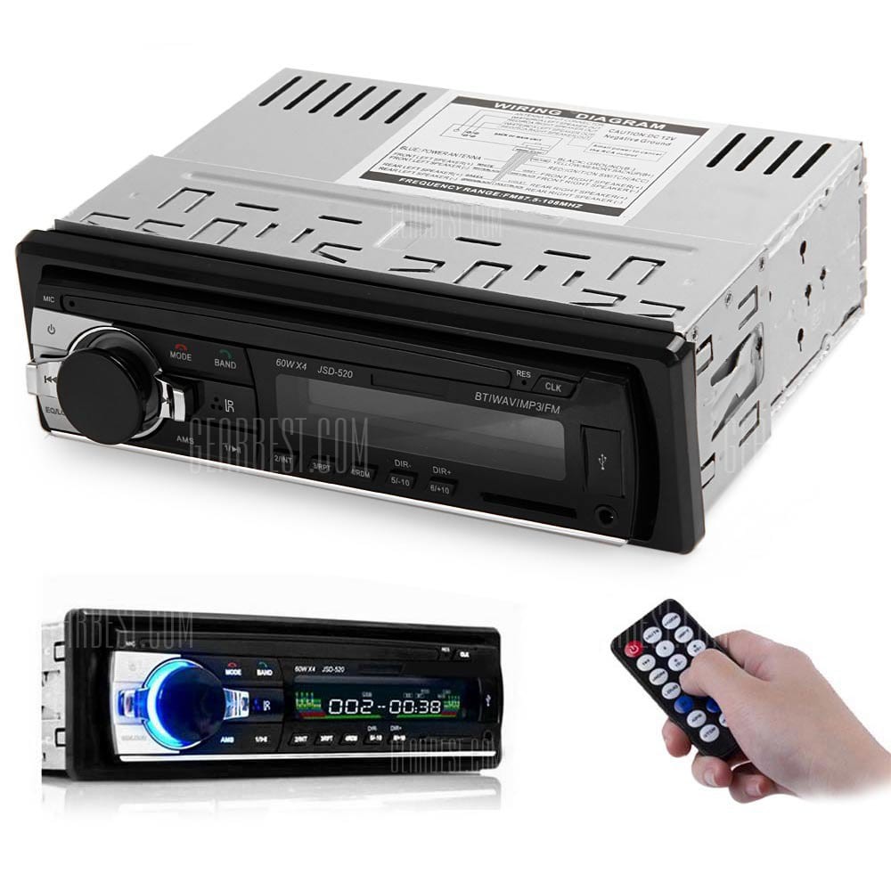 offertehitech-gearbest-Bluetooth V2.0 Car Audio Stereo MP3 Player Radio