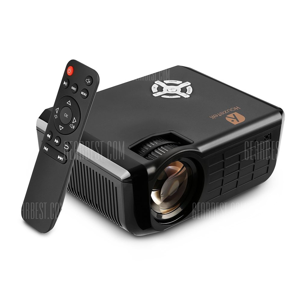 offertehitech-gearbest-Houzetek 720P 1800 Lumens Private Theater Projector