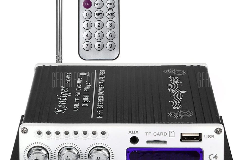 offertehitech-gearbest-Kentiger V10 Bluetooth Hi-Fi Bass Audio Stereo Power Amplifier