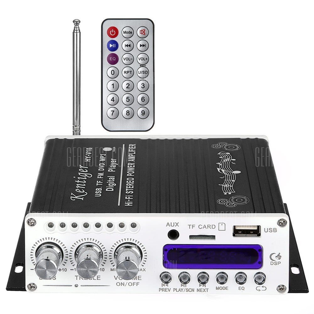 offertehitech-gearbest-Kentiger V10 Bluetooth Hi-Fi Bass Audio Stereo Power Amplifier