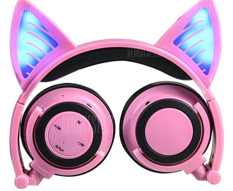 offertehitech-gearbest-LX - Y05 Cat Ear Headphone with LED Light