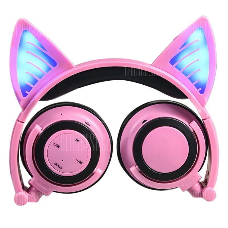 offertehitech-gearbest-LX - Y05 Cat Ear Headphone with LED Light