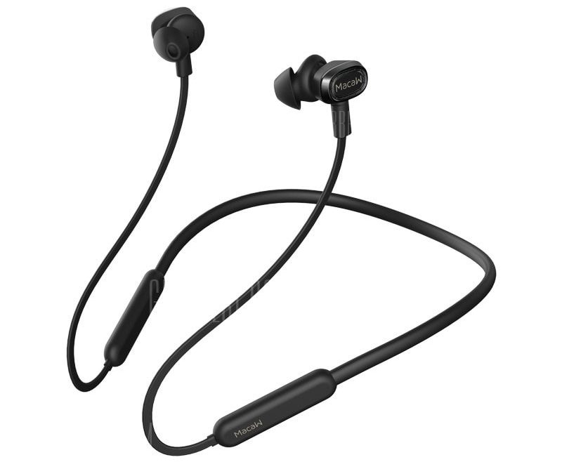offertehitech-gearbest-Macaw TX - 80 Detachable Neckband Bluetooth Headphones