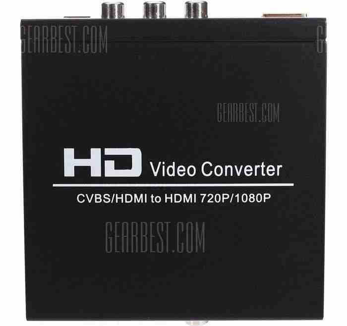 offertehitech-gearbest-1080P HDMI to HDMI AV CVBS Video Converter Adapter
