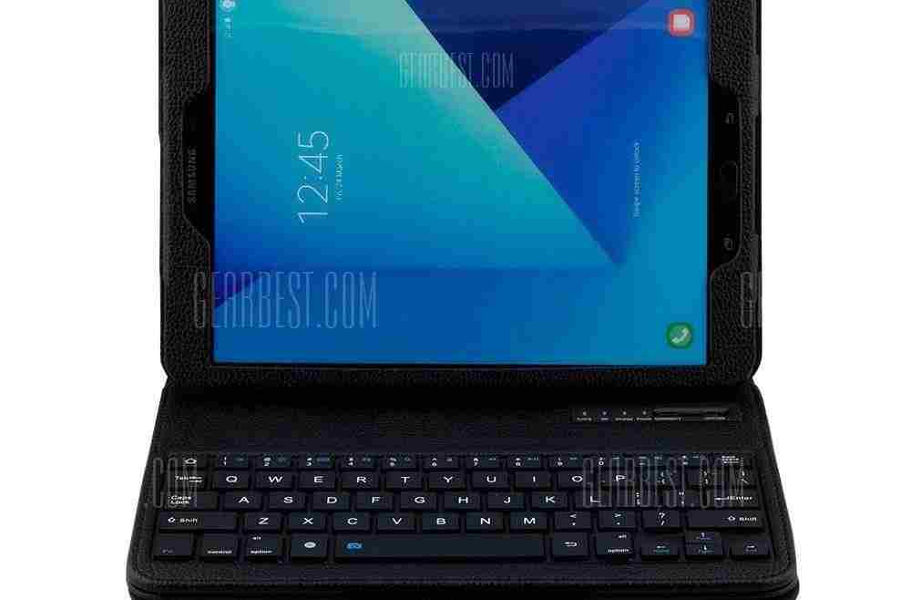 offertehitech-gearbest-Bluetooth Keyboard Case for Samsung Galaxy Tab S3 T820