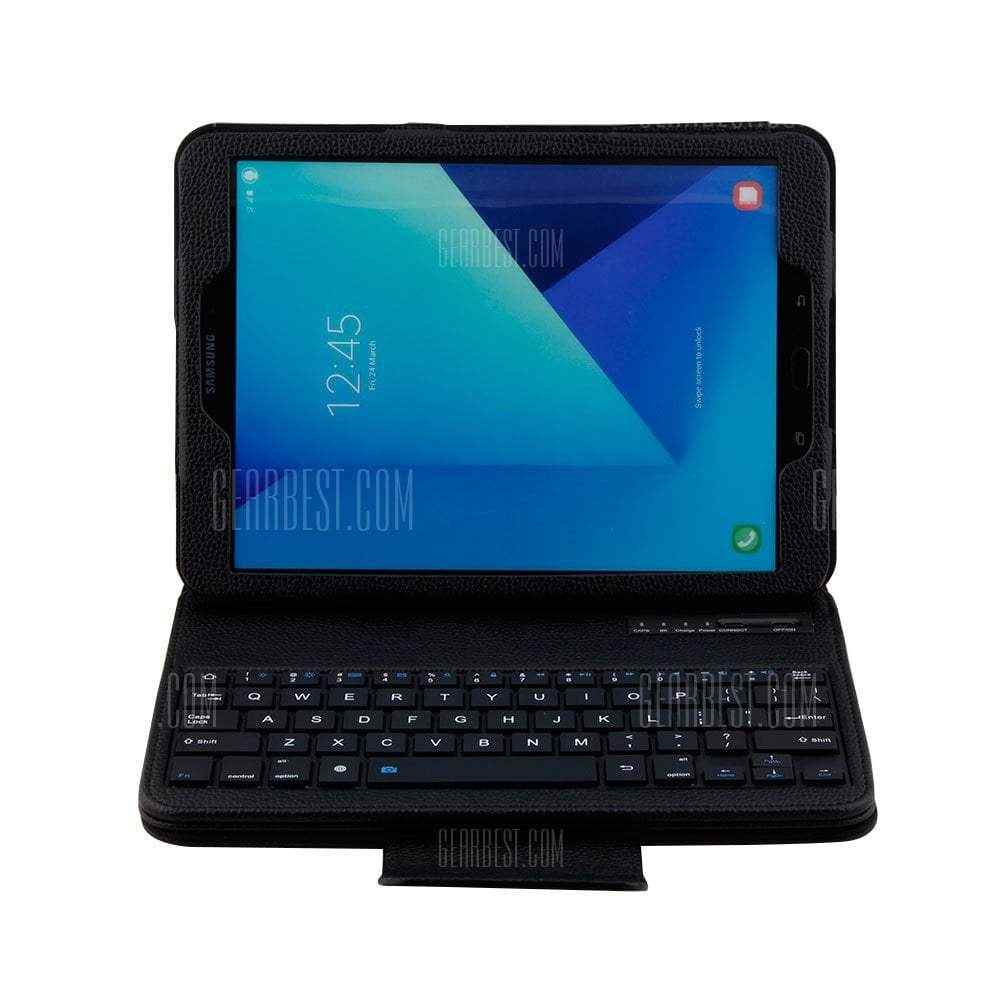offertehitech-gearbest-Bluetooth Keyboard Case for Samsung Galaxy Tab S3 T820