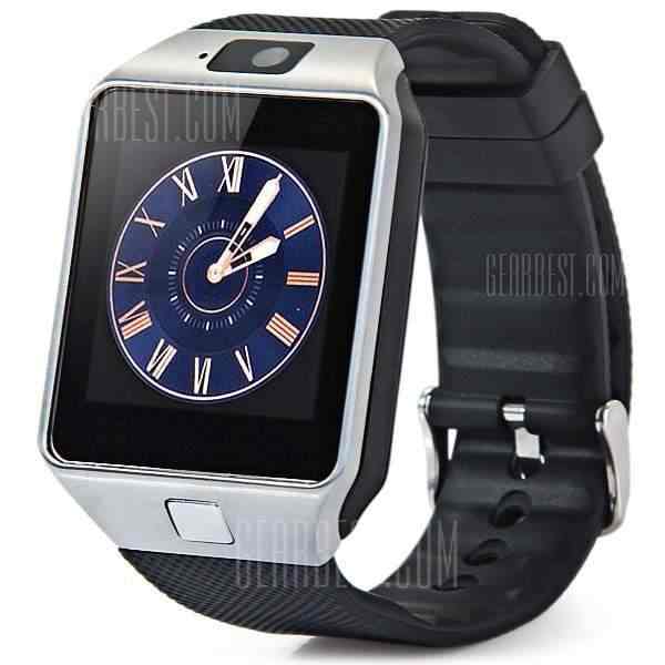 offertehitech-gearbest-DZ09D Single SIM Smart Watch Phone
