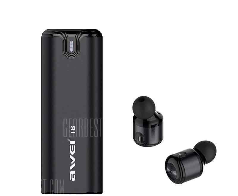 offertehitech-gearbest-Original Awei T8 TWS Sport Wireless Bluetooth Earphones