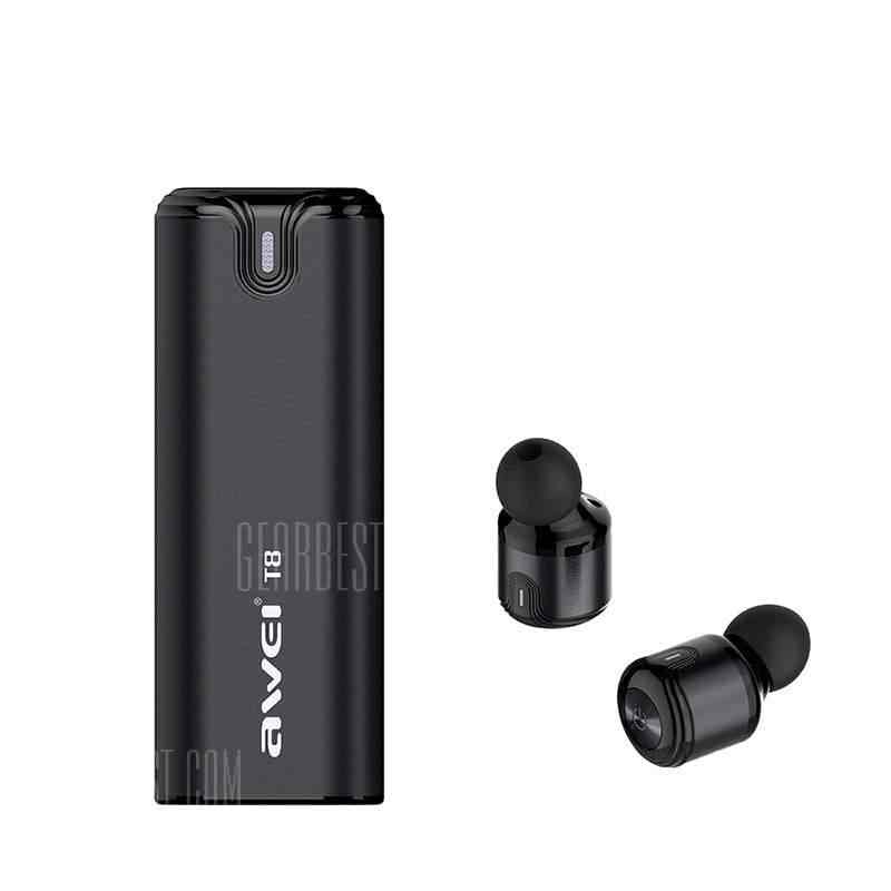 offertehitech-gearbest-Original Awei T8 TWS Sport Wireless Bluetooth Earphones