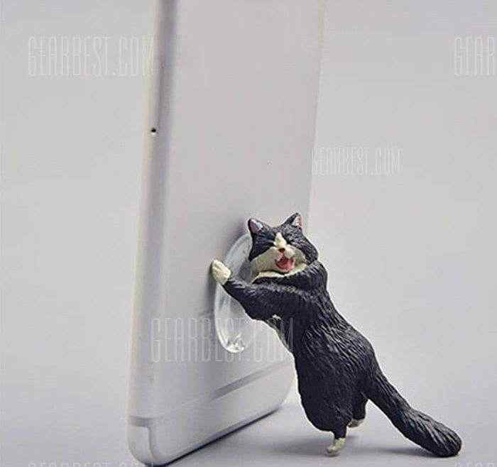 offertehitech-gearbest-Sucker Cat Phone Stand