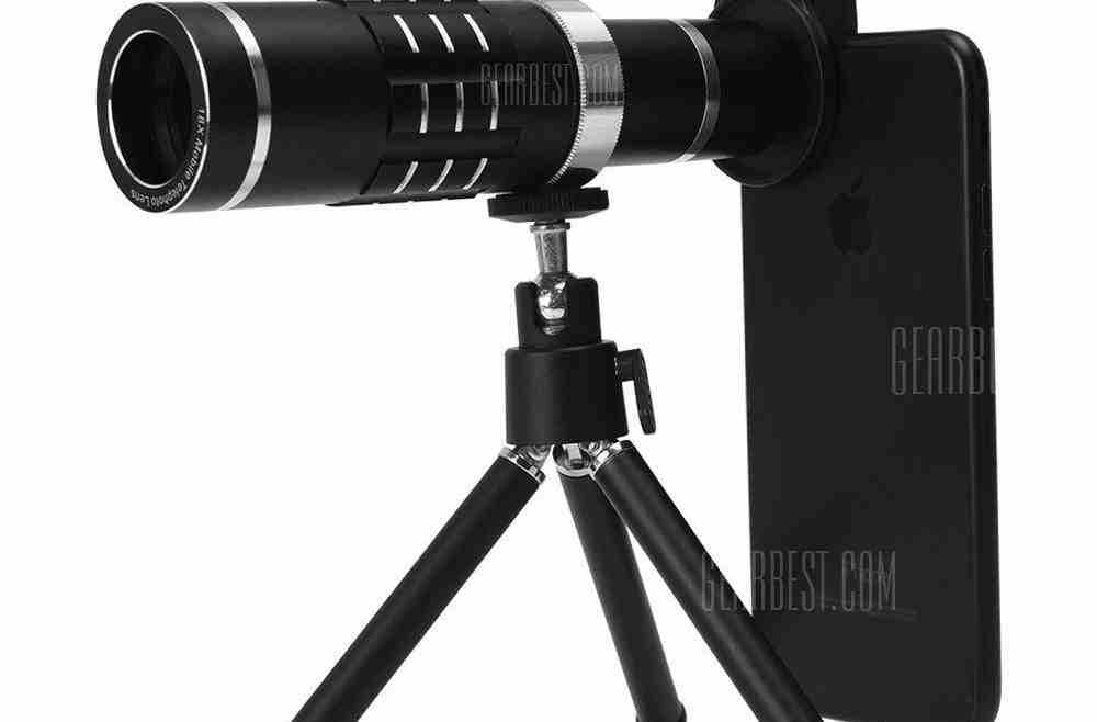 offertehitech-gearbest-TOPAUL HX - 1221 3 in 1 Camera 12X Lens Kit with Mini Tripod