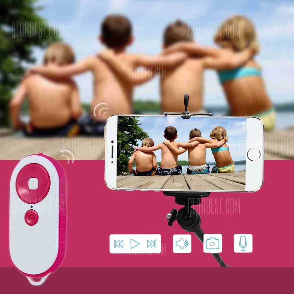offertehitech-gearbest-i.Selfie  -  Pro Bluetooth Wireless Multimedia Camera Selfie Remote Control for iOS Android