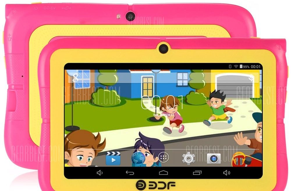 offertehitech-gearbest-BDF E88 Kids Tablet PC