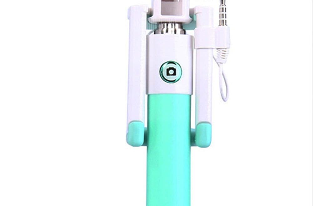 offertehitech-gearbest-Button Wired Silicone Handle Monopod Universal for IPhone 6 5 Android Samsung Huawei Xiaomi Sticks