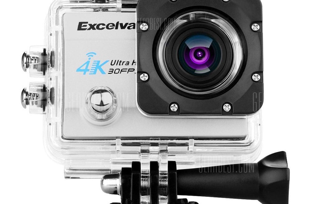 offertehitech-gearbest-Excelvan Q8 4K 2 inch Display WiFi Action Camera