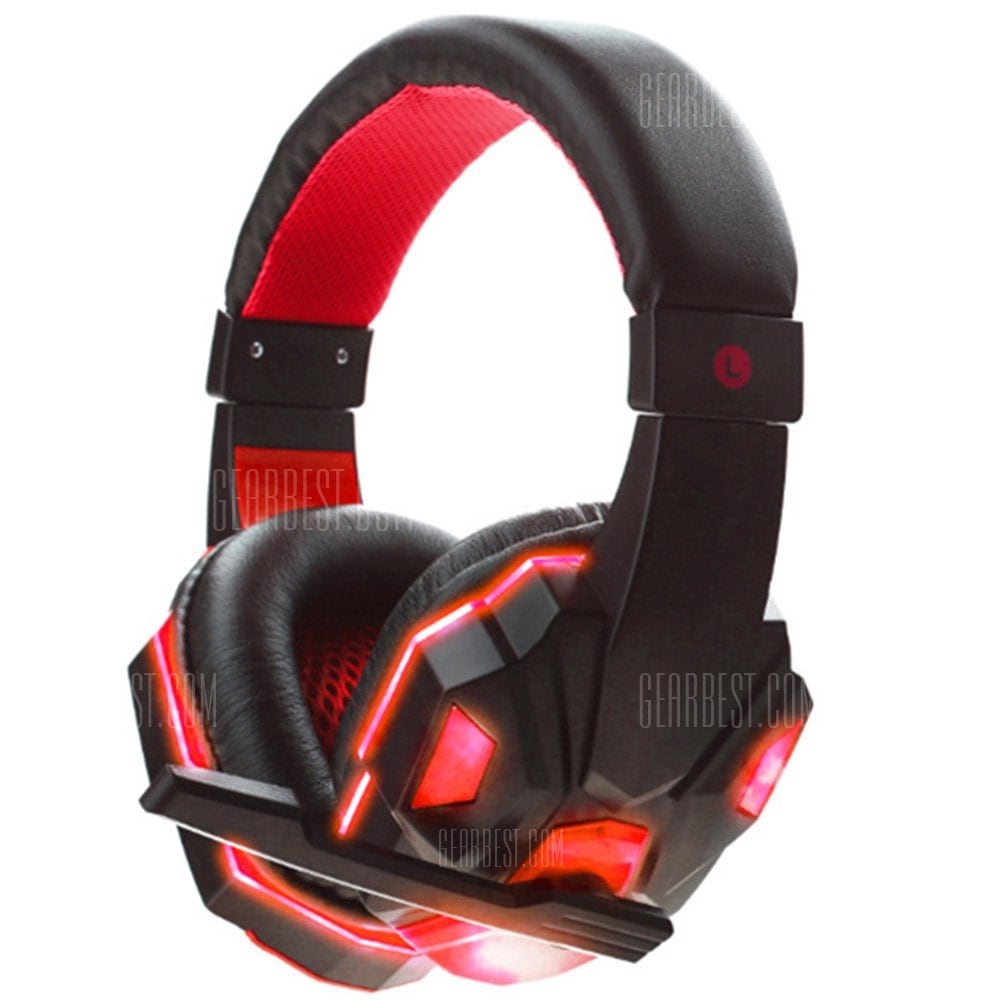 offertehitech-gearbest-Gaming Headset with Mic and LED Light for Laptop Computer Cellphone  PS4