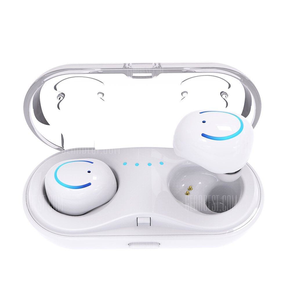 offertehitech-gearbest-HBQ - Q18 Mini Wireless Bluetooth Earbuds with Charging Box