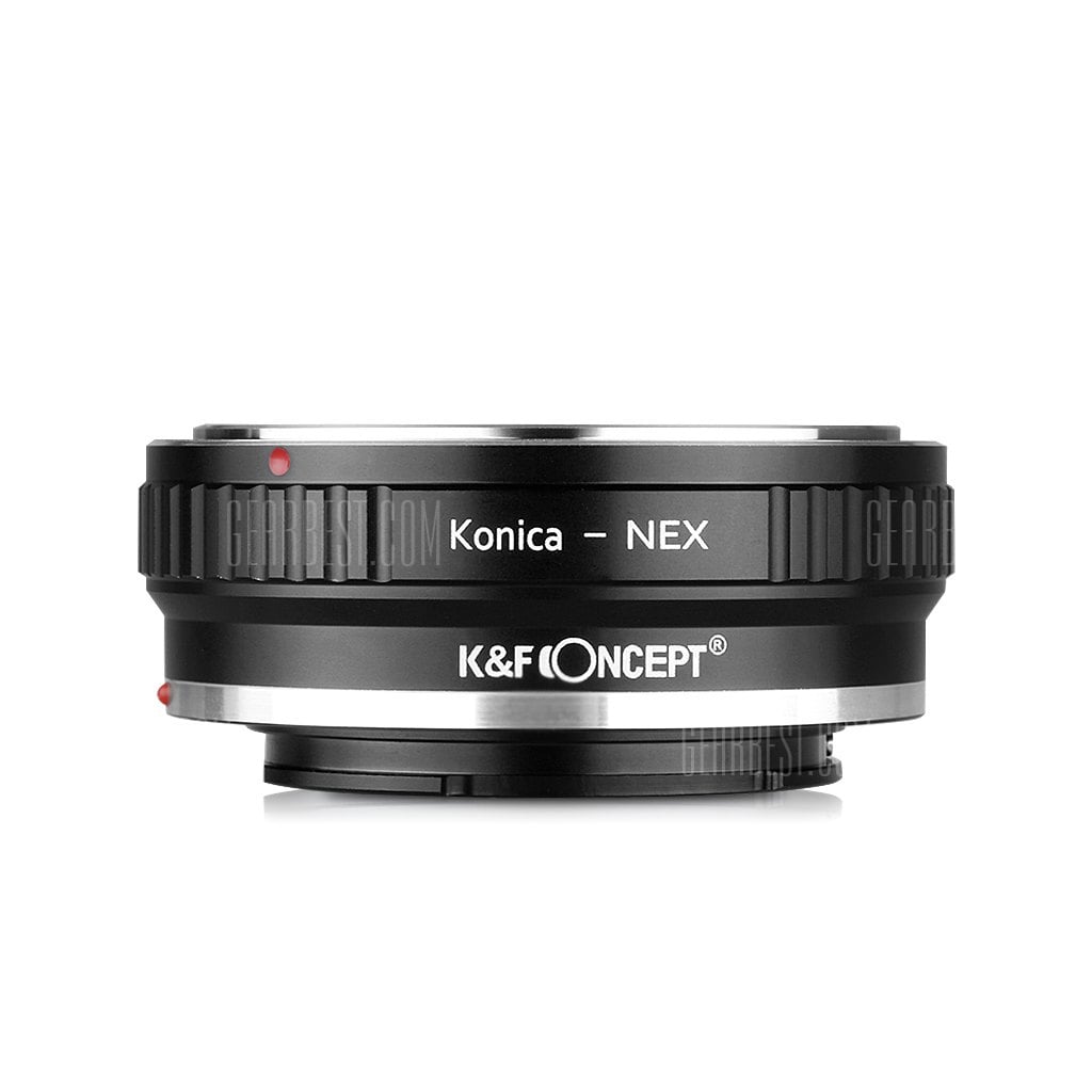 offertehitech-gearbest-K&F Concept Lens Mount Adapter Ring for Konica AR Lens to Sony NEX NEX3 NEX5 E-Mount Camera (KONICA to NEX)