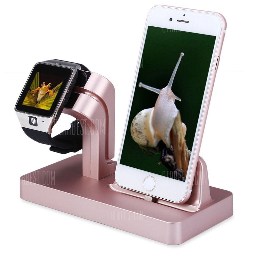 offertehitech-gearbest-Stand Wireless Charger Charging Stand Base for Apple Series Watch Phone