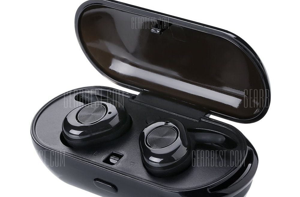 offertehitech-gearbest-True Wireless Headphone Mini Bluetooth Earbud Invisible Sports Headset for Car
