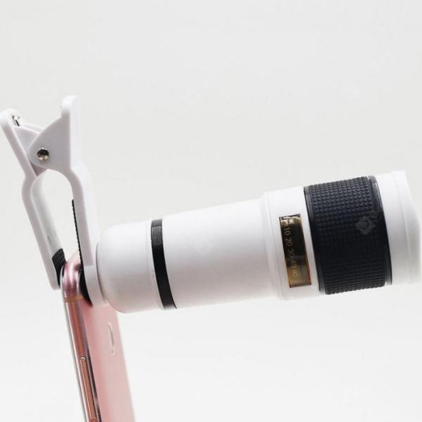 offertehitech-gearbest-12 X 8 Times Mobile Phone Telephoto Telescope Lens 14 Times High-definition Camera Zoom Focus External Mobile Phone Lens